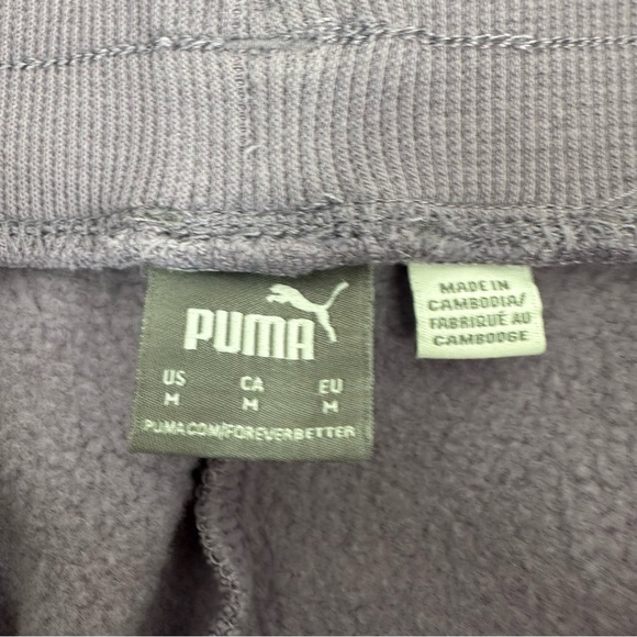Puma Women’s size Medium Lavender Full Leg Fleece Joggers - Picture 10 of 14